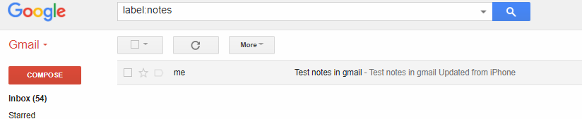 Recover Lost or Disappeared Notes on iPhone Gmail