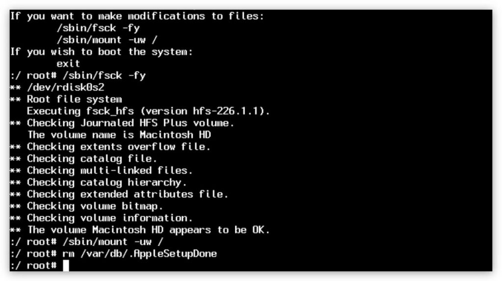 Reset Mac admin password by tricking your Mac