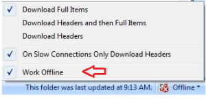 Outlook Disconnected Issue