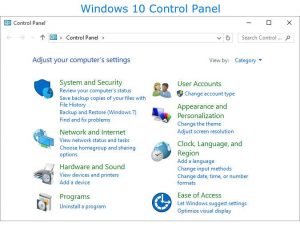 Control Panel