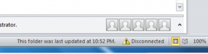Microsoft Outlook Disconnected