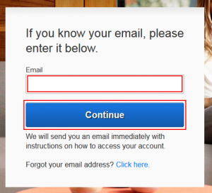 Reset Netflix Password